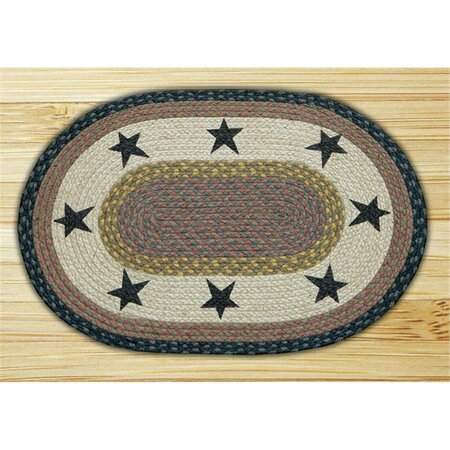 CAPITOL EARTH RUGS Stars Oval Patch 88-2745-099S